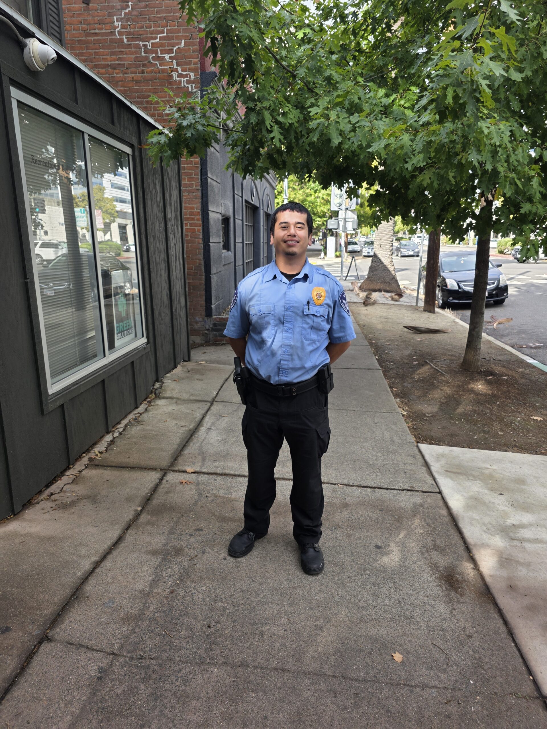 Luis is a security guard or RC Security in Sacramento
