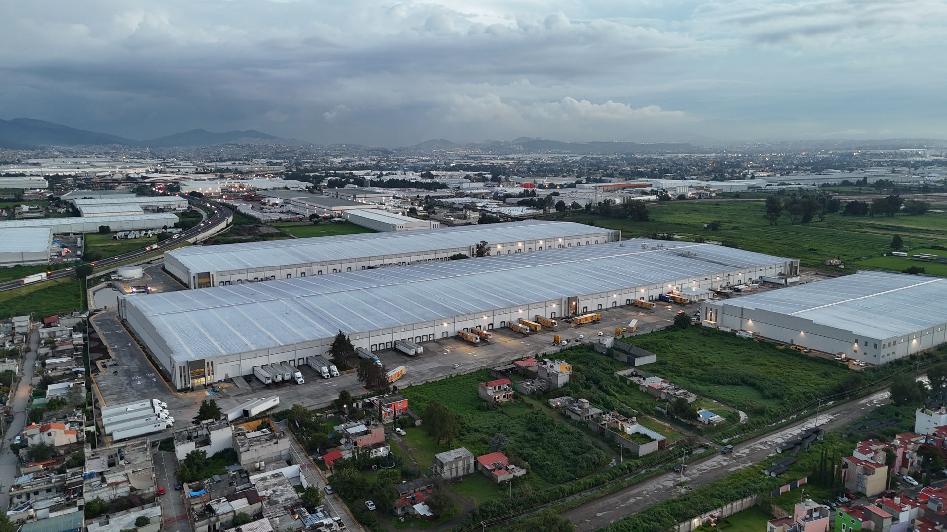 Warehouse Arial View